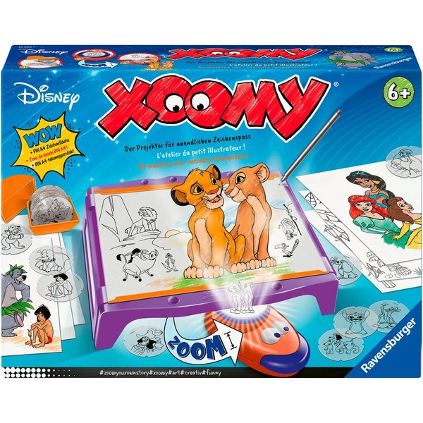 Ravensburger Malvorlage Xoomy Maxi Disney A4 Tisch, Made in Europe