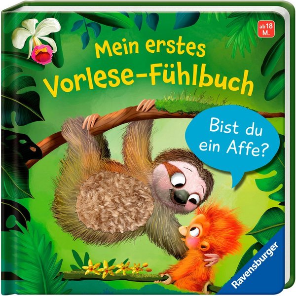 Pappbilderbuch, Mein erstes Vorlese-Fühlbuch Bist du ein Affe?