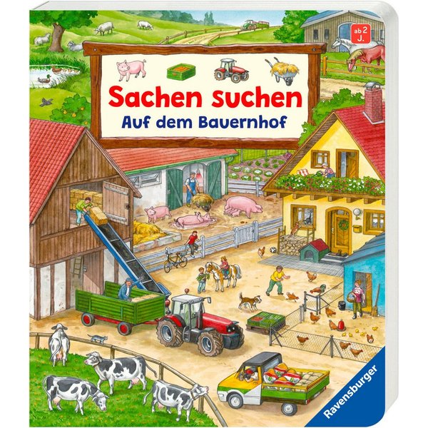 Pappbilderbuch, Sachen suchen Auf dem Bauernhof