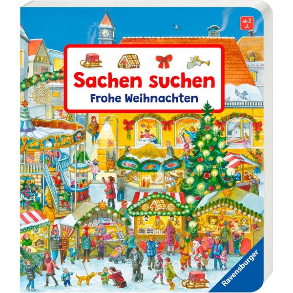 Pappbilderbuch, Sachen suchen Frohe Weihnachten
