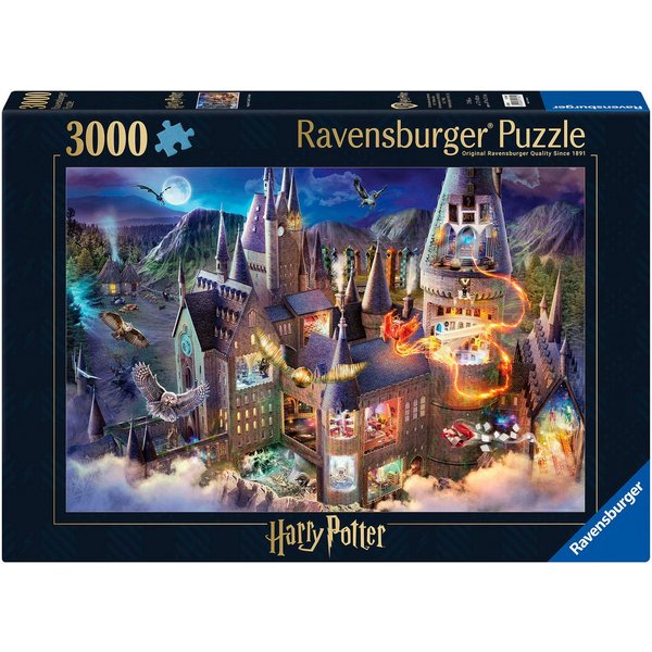 Ravensburger Puzzle Hogwarts Interior, 3000 Puzzleteile, Made in Germany