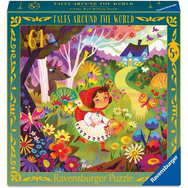 Ravensburger Puzzle Kinderpuzzle 64 Teile - Rotkäppchen, 64 Puzzleteile