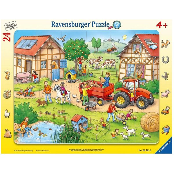 Ravensburger Puzzle Mein kleiner Bauernhof 24 Teile Rahmenpuzzle, 24 Puzzleteile