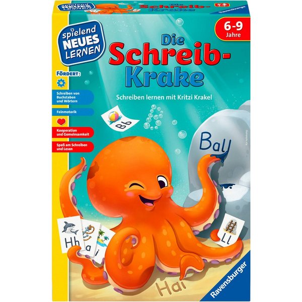 Ravensburger Spiel Die Schreib-Krake, Lernspiel, Made in Europe
