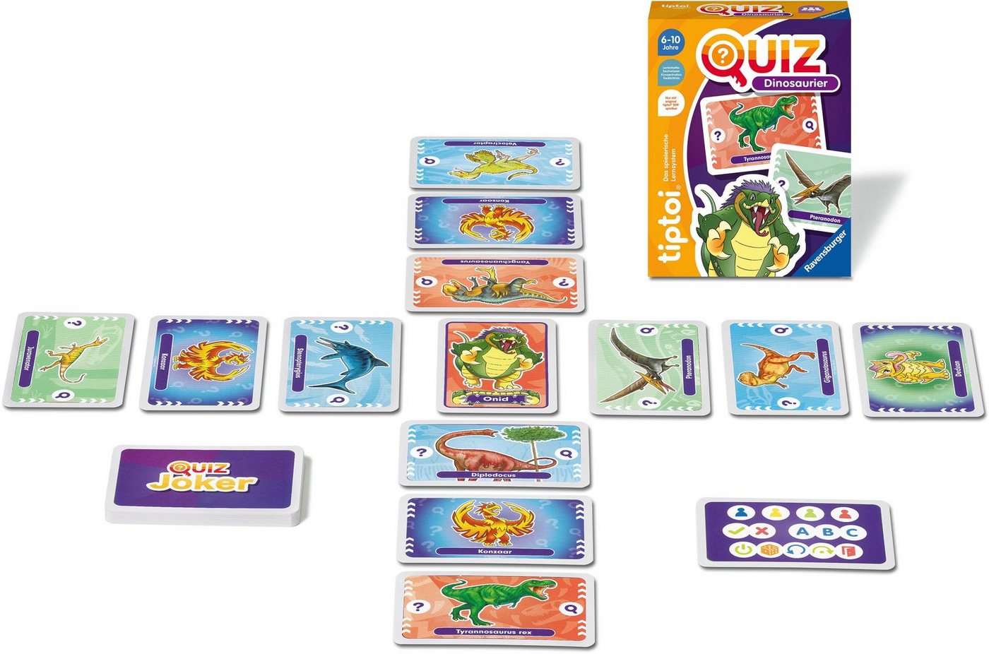 Ravensburger Spiel tiptoi® Quiz Dinosaurier, Kinderspiel, Made in Europe – Bild 2 von 3