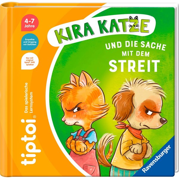 tiptoi® Bildergeschichten über den Umgang mit Gefühlen, - Kira Katze und die Sache mit dem Streit, Made in Europe