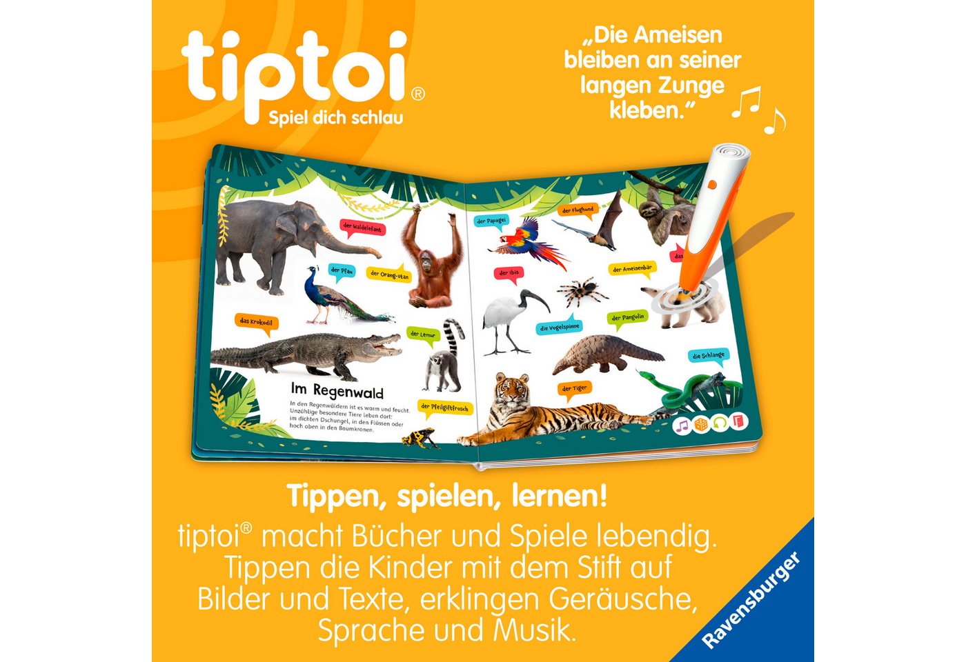 tiptoi® Kennst du diese Tiergeräusche?, Made in Europe – Bild 4 von 5