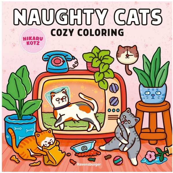 Cozy Coloring - Naughty Cats / diverse