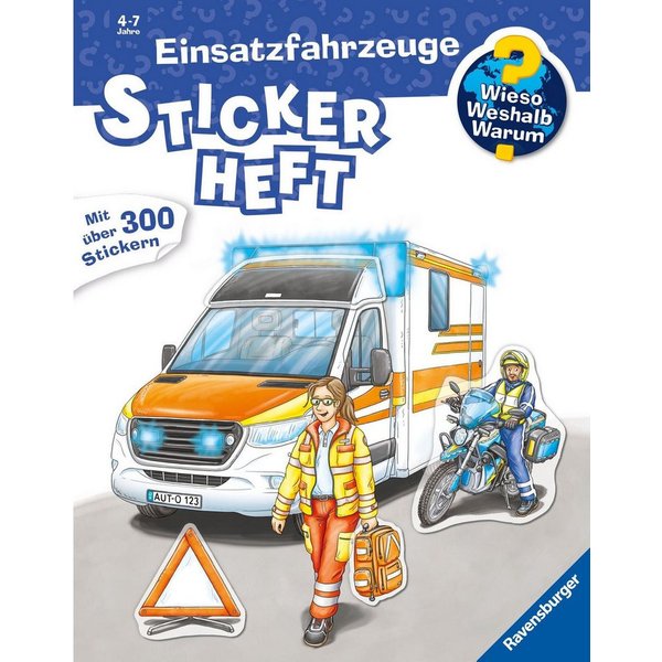 Wieso? Weshalb? Warum? Stickerheft - Einsatzfahrzeuge / diverse