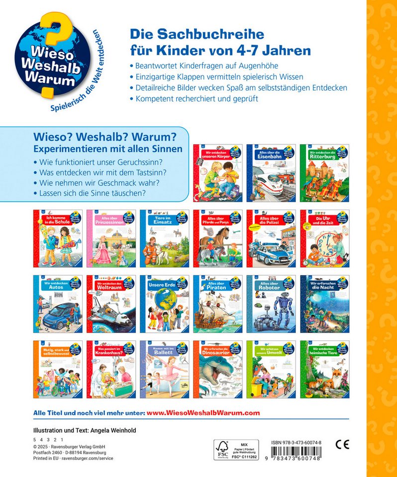 Wieso? Weshalb? Warum?, Band 31 Experimentieren mit allen Sinnen, Made in Europe – Bild 2 von 5