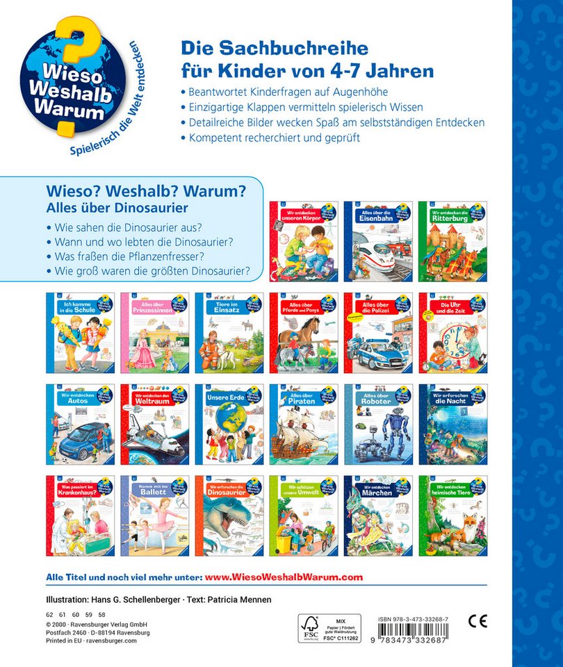 Wieso? Weshalb? Warum?, Band 12 Alles über Dinosaurier – Bild 3 von 5