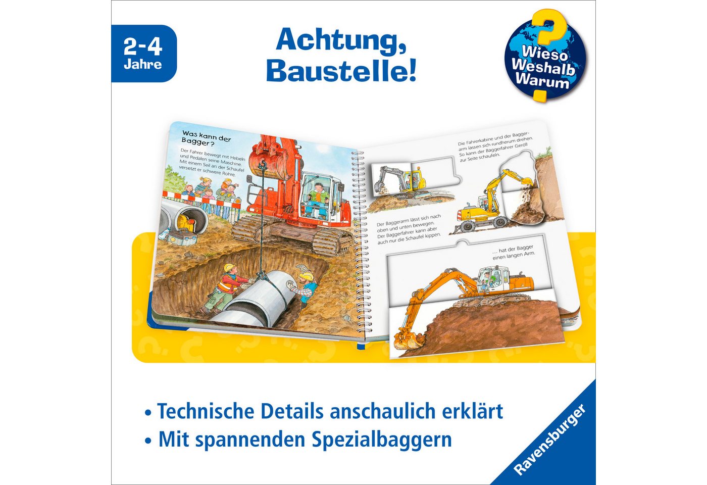 Wieso? Weshalb? Warum? junior, Band 38 Der Bagger – Bild 5 von 5
