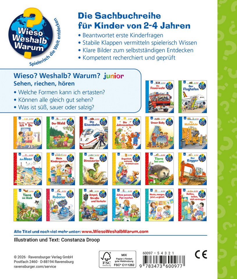 Wieso? Weshalb? Warum? junior, Band 36 - Sehen, riechen, hören, Made in Europe – Bild 2 von 5