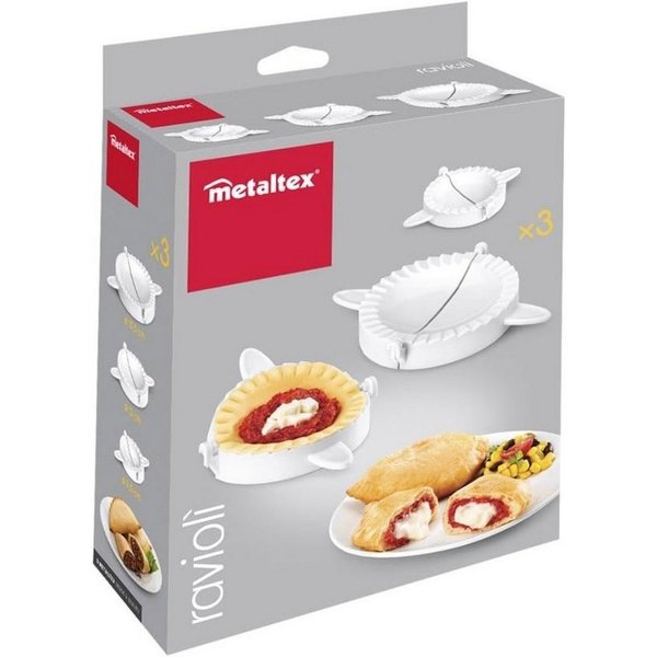 Metaltex Ravioliform Metaltex Ravioliformer Maultaschenformer 3er Set 9,12,15 cm
