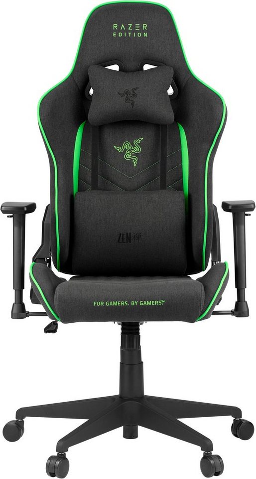 RAZER Gaming-Stuhl by ZEN TAROK PRO X, 3D Armlehnen, Metallrahmen, ergonomisch, 130 kg Tragkraft, 60mm Rollen – Bild 2 von 5