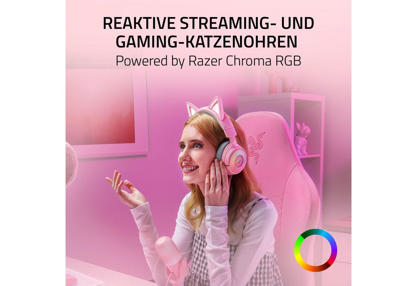 Razer Kraken Kitty V3 Pro - Quartz – Bild 2 von 5