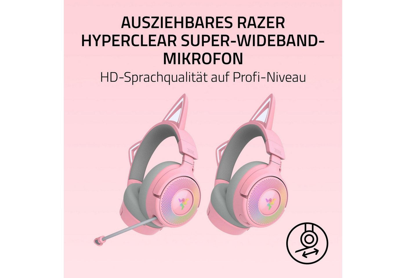 Razer Kraken Kitty V3 Pro - Quartz – Bild 4 von 5