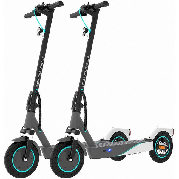 RCB E-Scooter EV10KP mit Straßenzulassung (ABE), Komfortable Stoßdämpfung, APP, 22 km/h