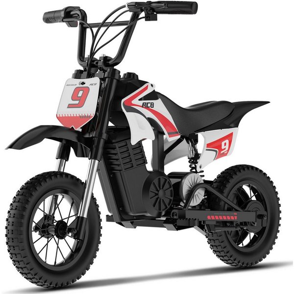 RCB Elektro-Kindermotorrad R9X PRO,3 Geschwindigkeiten bis 25km/h, ab 4 Jahren,mit Schlüsselstart