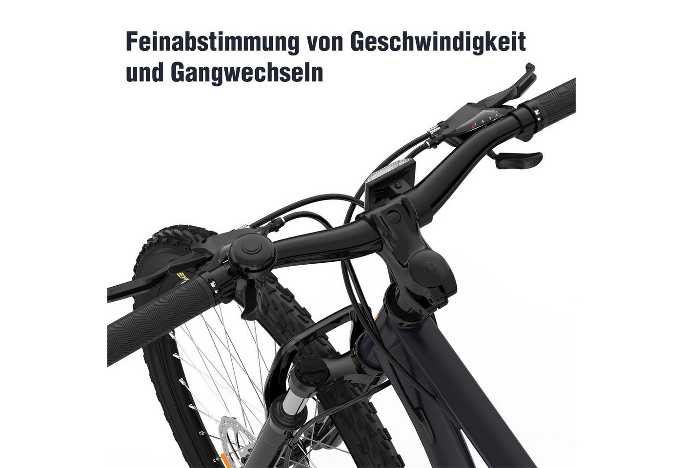 RCB Mountainbike GK2, 26 Zoll Aluminium Fahrrad für Jugendliche & Erwachsene, bis 150KG, 21 Gang, Kettenschaltung, Federgabel & Scheibenbremsen – Bild 2 von 5
