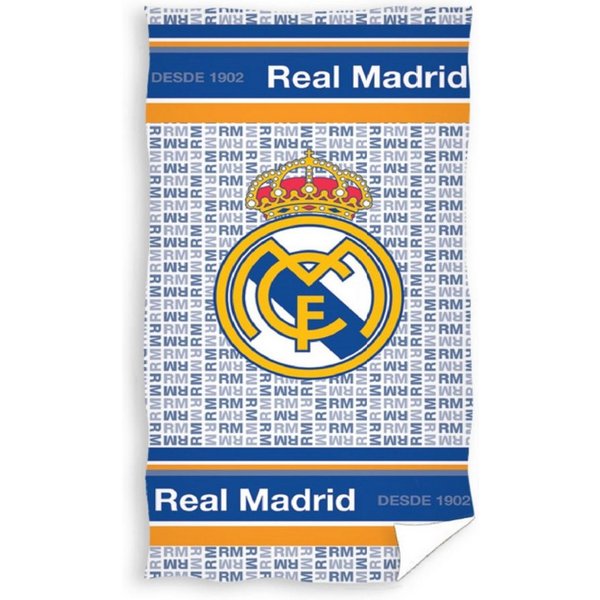 Real Madrid Badetuch Mikrofaser Handtuch – Leichtes & platzsparendes Strandtuch 140x70 cm