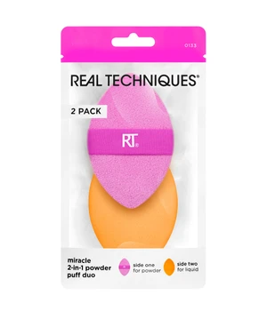 Real Techniques Miracle Powder Puff Duo Make-Up Schwamm · 1 Stk