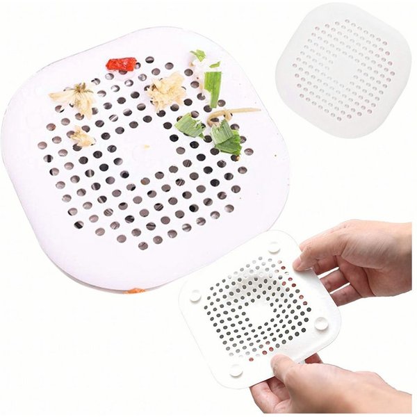 Realb2b Abflusssieb Silikon Abflusssieb Waschbecken Badewanne Dusche Haarfänger, Silikon, (Universal Abflussschutz-Sieb aus Silikon, flexibel & hygienisch, 1 St