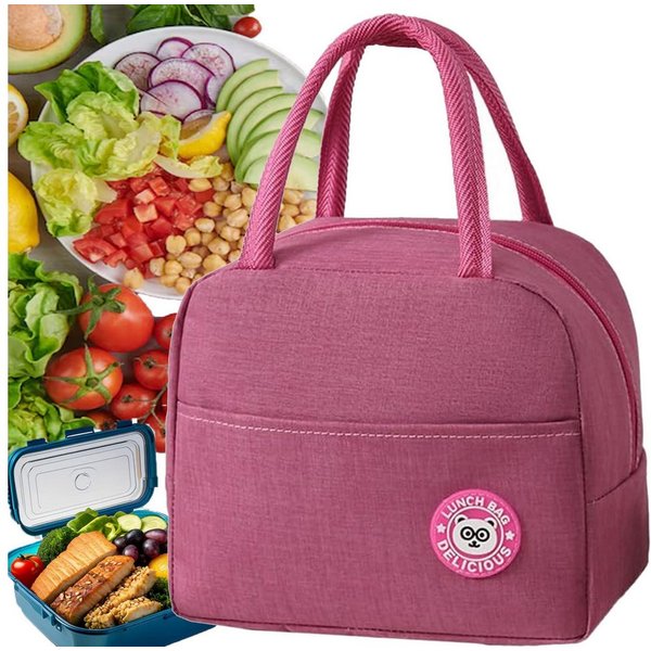 Realb2b Lunchbox Lunchbox Isoliertasche Thermotasche mit Reißverschluss Lebensmittel, (Einzelartikel Lunchbox Isoliertasche Thermotasche, Isoliertasche Lunchbox