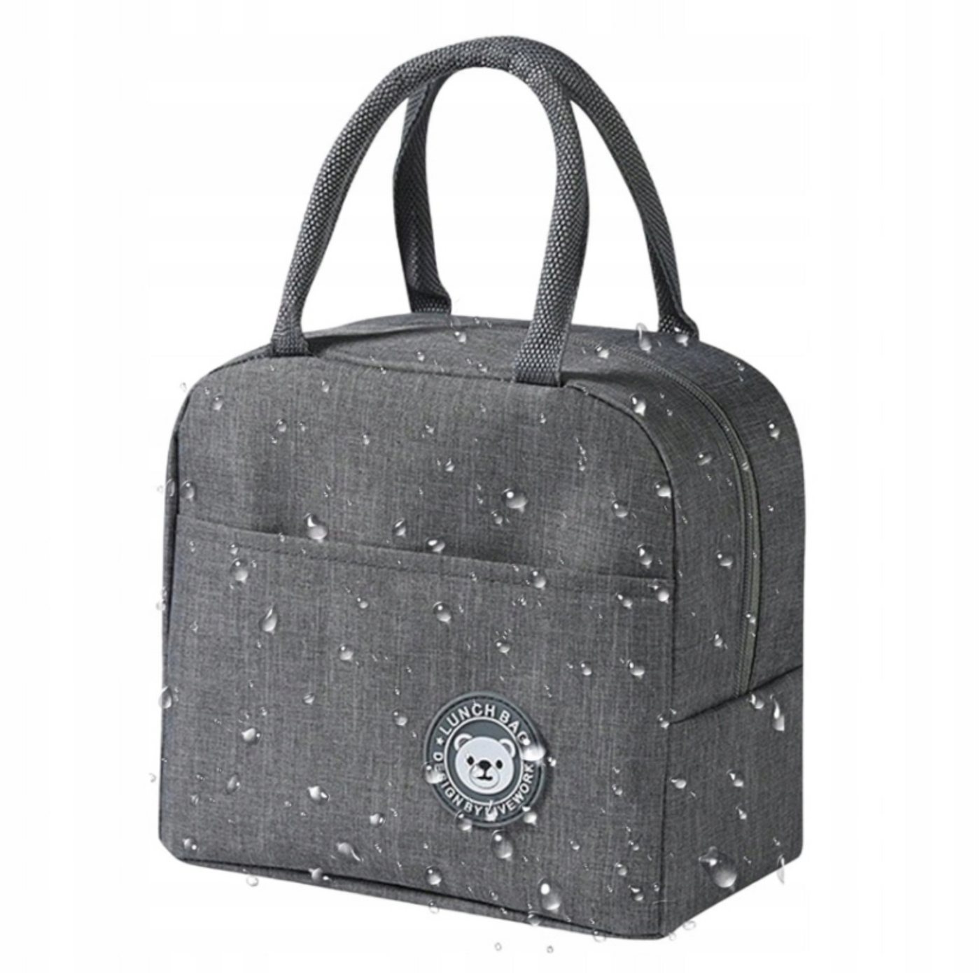 Realb2b Lunchbox Lunchbox Isoliertasche Thermotasche mit Reißverschluss Lebensmittel, (Einzelartikel Lunchbox Isoliertasche Thermotasche, Isoliertasche Lunchbox – Bild 5 von 5