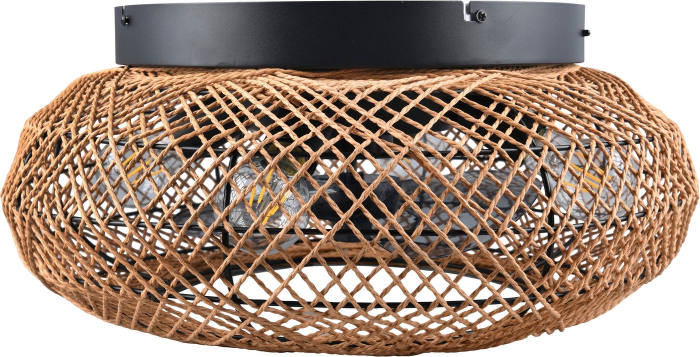 Reality Leuchten Deckenleuchte LILLESAND Deckenventilator mit Beleuchtung Fernbedienung Timer 3Stufen, Timerfunktion, Ventilatorfunktion, ohne Leuchtmittel, Leu – Bild 4 von 5