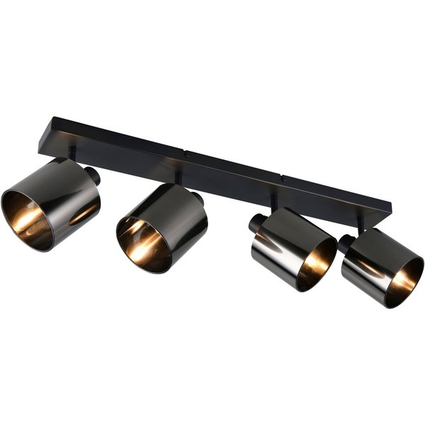 Reality Leuchten Deckenstrahler JASON, Deckenspot Wohnzimmerlampe exkl 4x E14 max 10W, Deckenlampe, Leuchtmittel wechselbar, warmweiß - kaltweiß, 4 verstellbare