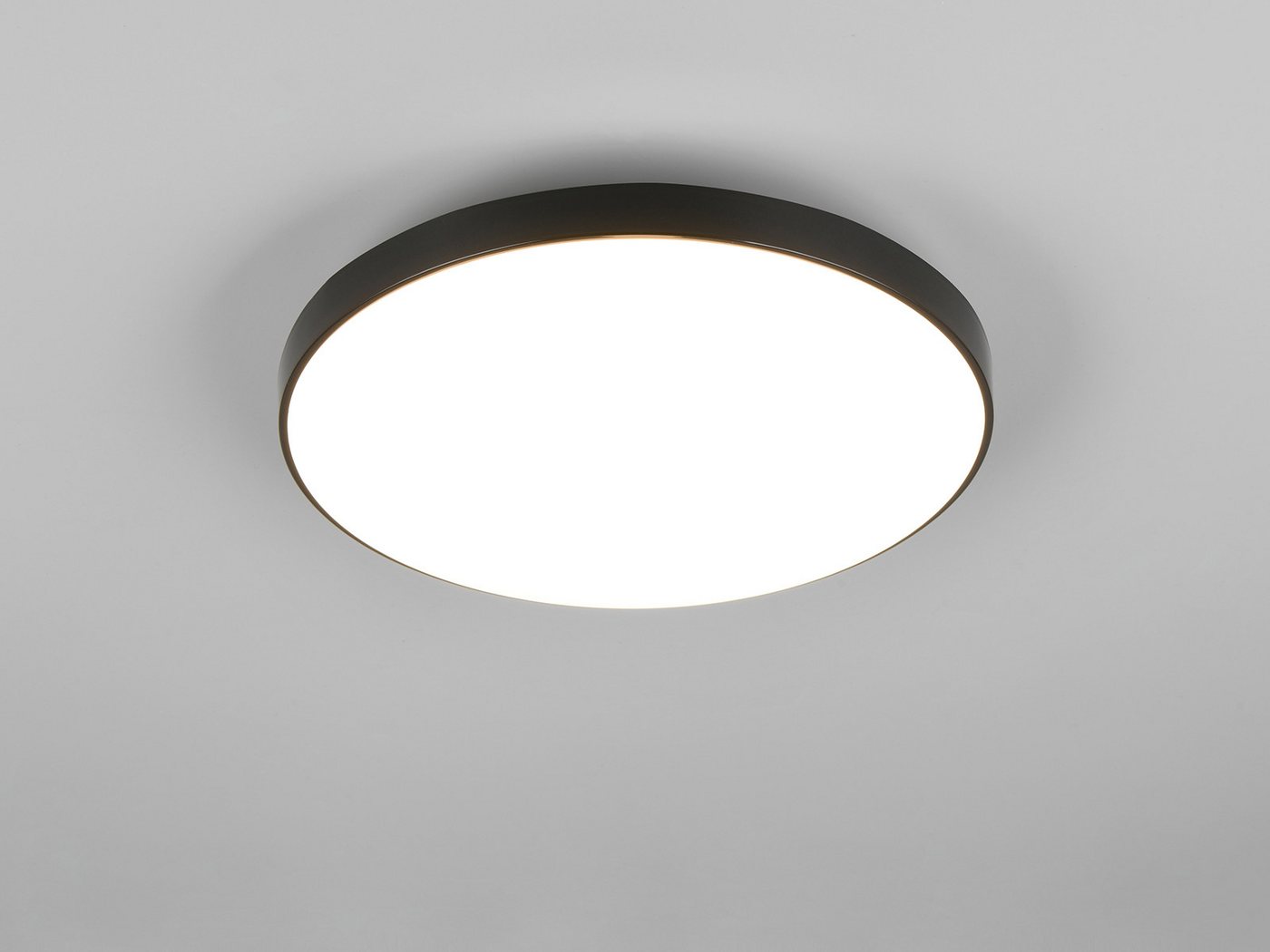 Reality Leuchten LED Deckenleuchte, LED fest integriert, Neutralweiß, flach-e klein-e Deckenlampe Badezimmer Jugendzimmer Flur Ø27cm – Bild 2 von 5