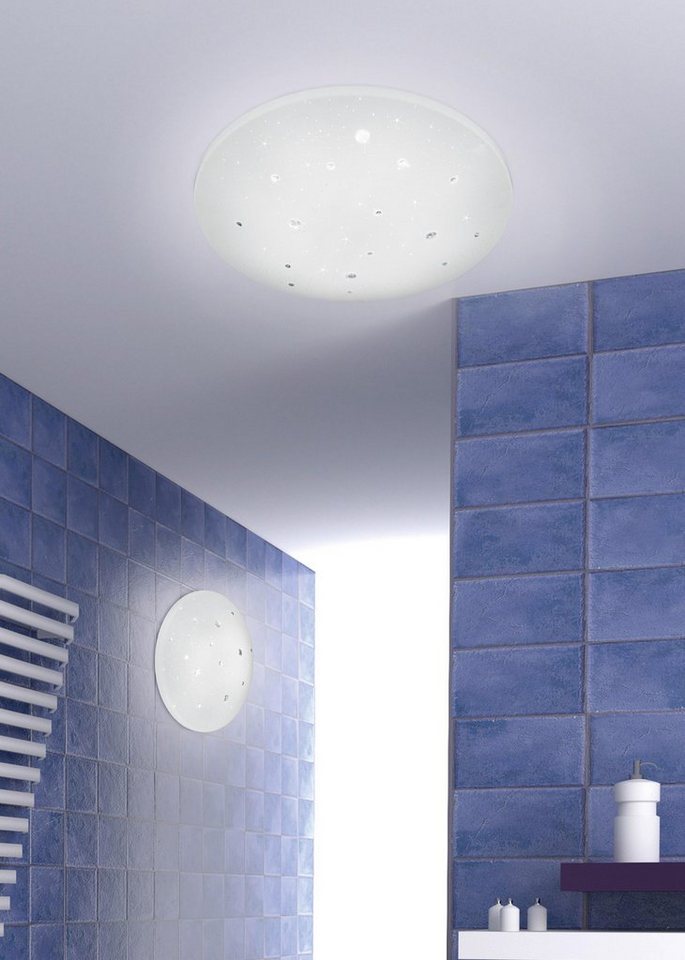 Reality Leuchten LED Deckenleuchte Achat, LED fest integriert, Neutralweiß, Starlight Effekt, Badezimmerlampe, IP 44, 4000 Kelvin, 1160 Lumen – Bild 3 von 5