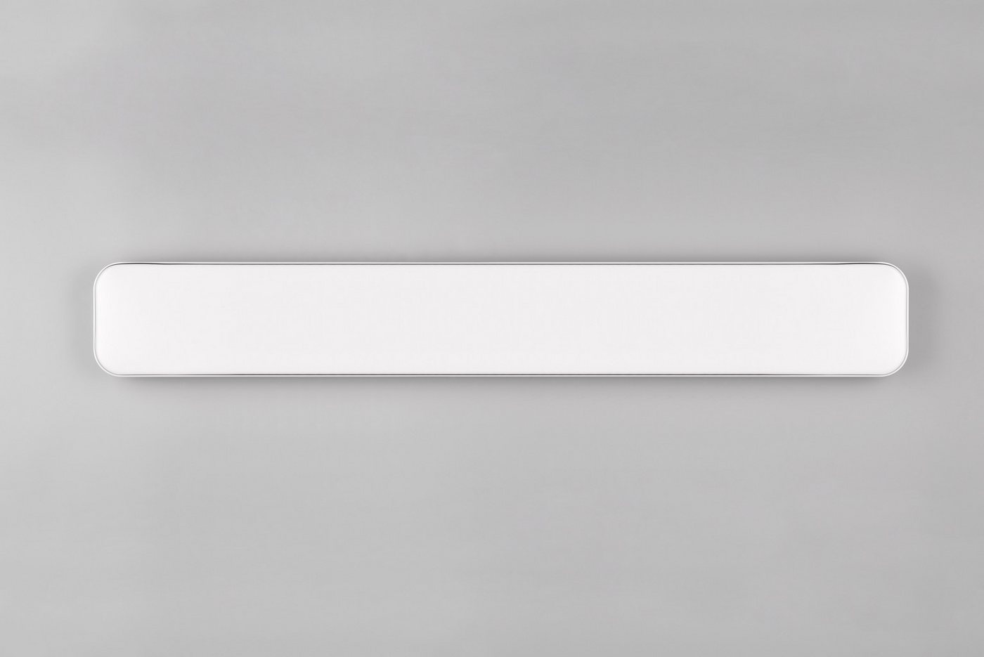 Reality Leuchten LED Deckenleuchte BLANCA, elegant schlichte weiße LED Deckenlampe, 120x17 cm, kaltweiß, Dimmfunktion, LED fest integriert, Kaltweiß, 3-Stufen d – Bild 5 von 5