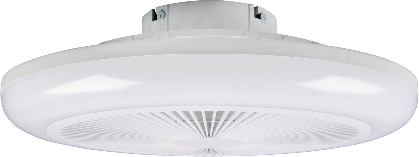 Reality Leuchten LED Deckenleuchte HOLMSUND mit Ventilator, Deckenventilator mit RGB Licht Farbwechsel, CCT - über Fernbedienung, Dimmfunktion, Farbwechsel, Tim – Bild 2 von 5