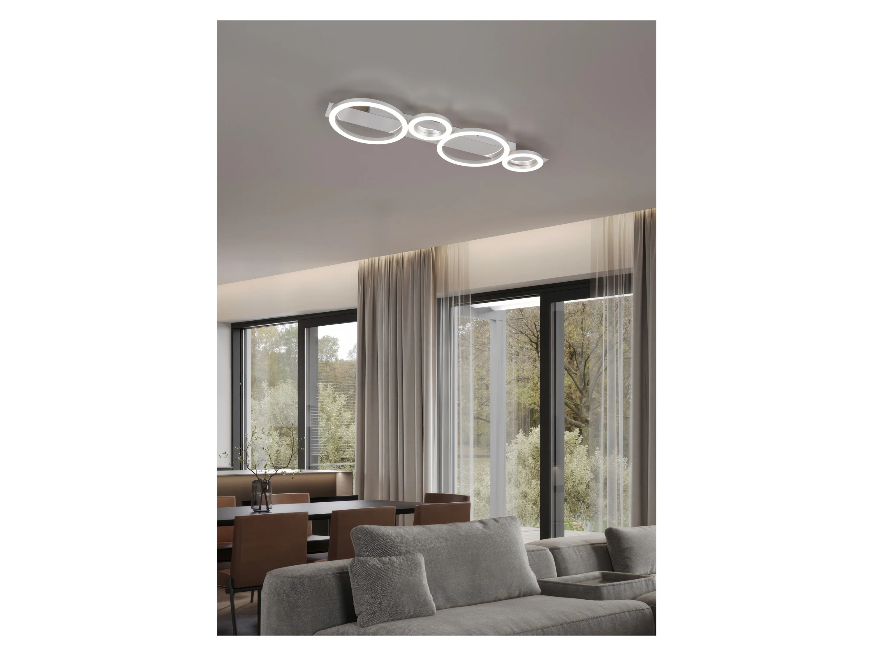 REALITY LEUCHTEN LED Deckenleuchte Lumos (Chrom, 5,8 cm) – Bild 2 von 4
