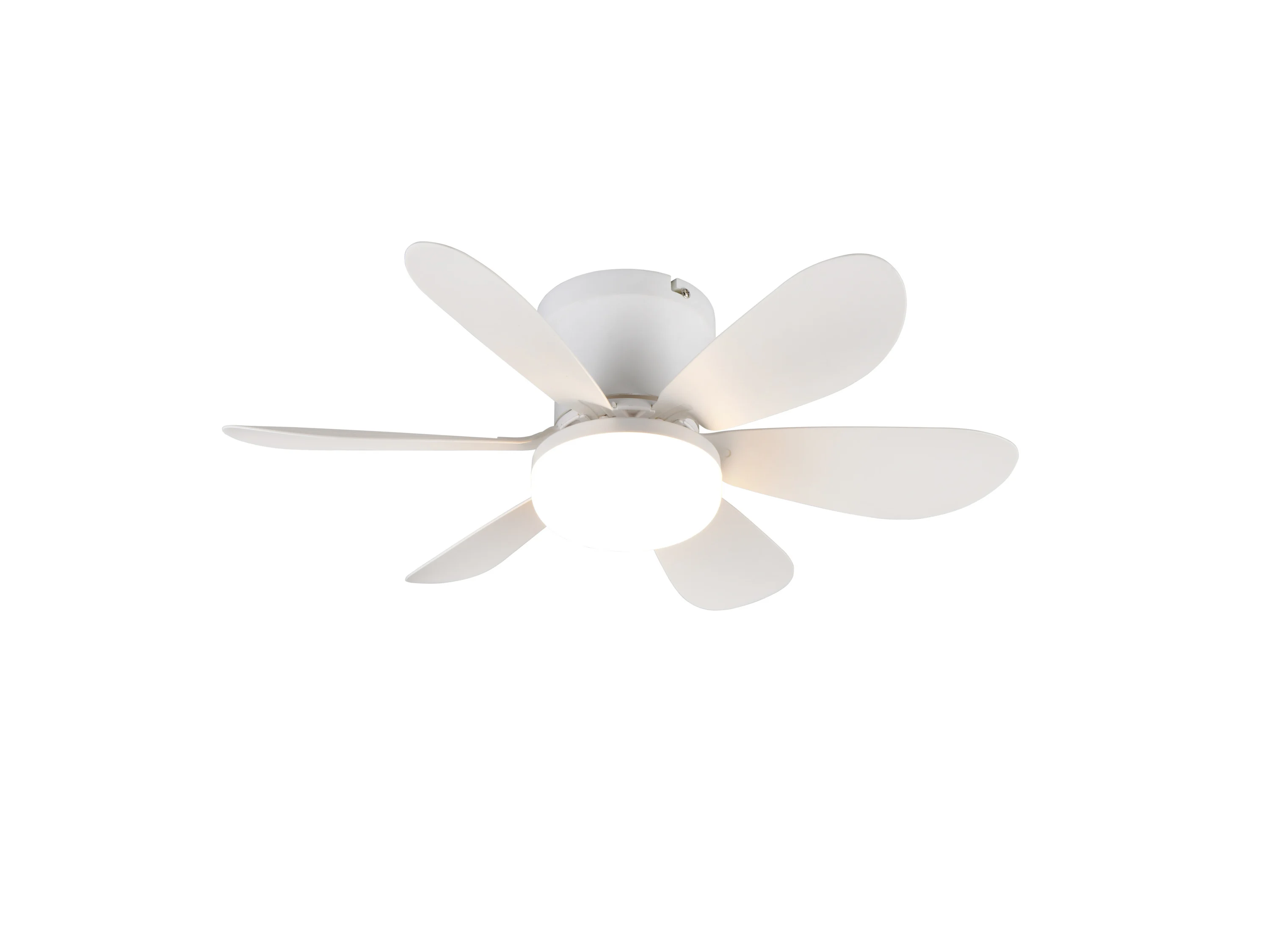 Reality Leuchten LED Deckenleuchte LUND mit Ventilator, Deckenventilator mit Licht inkl Fernbedienung, Ventilatorfunktion, LED fest integriert, warmweiß - kaltw – Bild 3 von 4