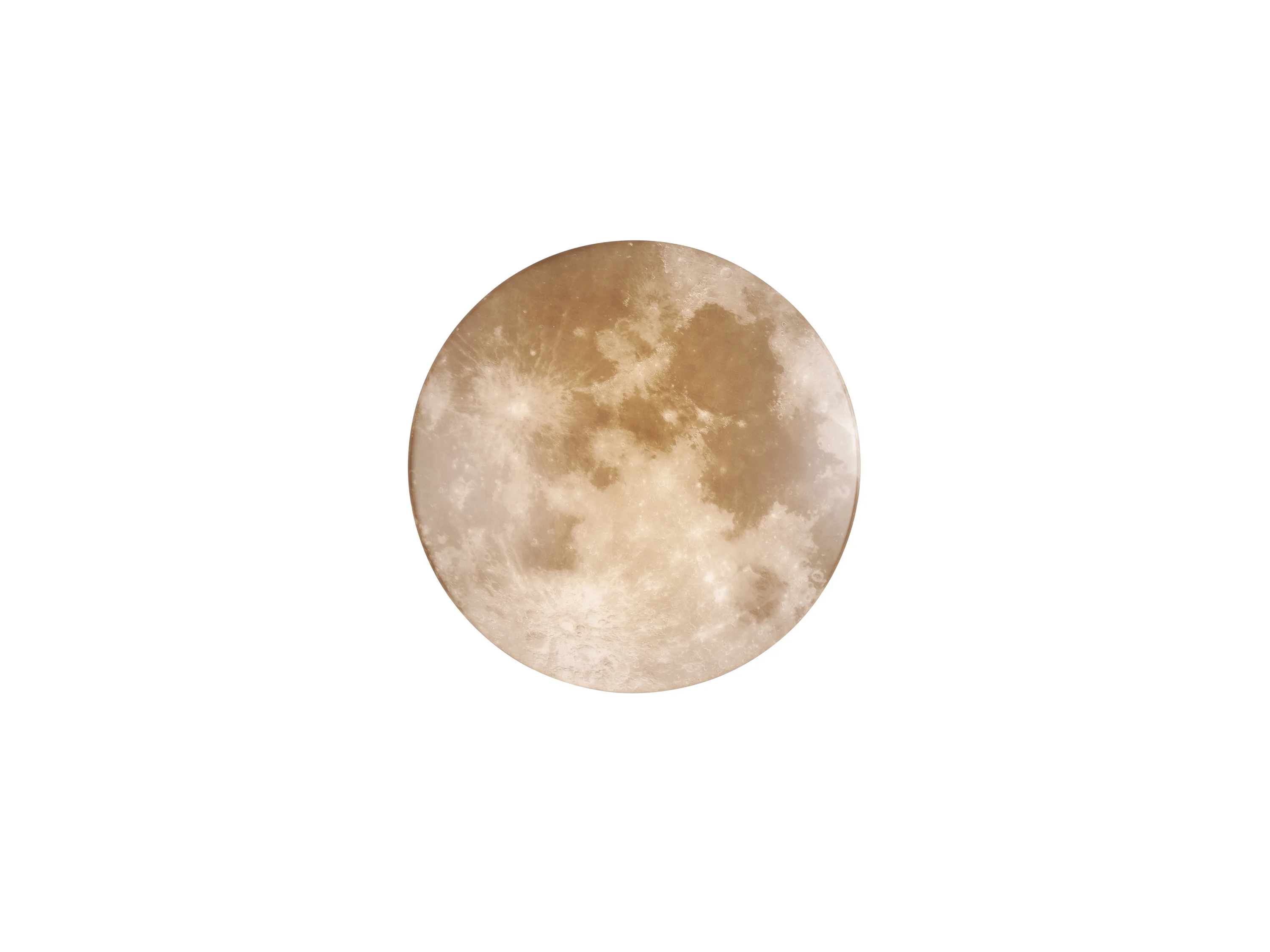 Reality Leuchten LED Deckenleuchte MOONIKA, Deckenlampe Mond IP 44 Bad Kinderzimmer Schlafzimmer, LED fest integriert, Warmweiß, LED 15W warmweiß 3000K 1500 Lm  – Bild 3 von 4