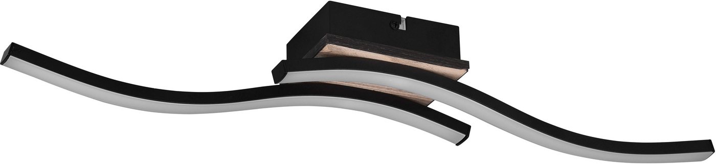 Reality Leuchten LED Deckenleuchte Route, LED fest integriert, Warmweiß, moderne Deckenlampe 2-flammig, LEDs mit 2x 500 Lumen – Bild 2 von 5