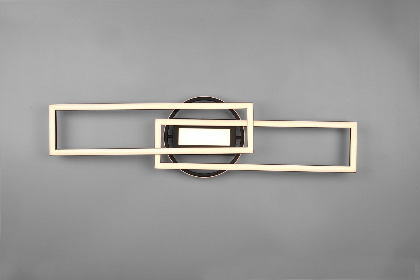 Reality Leuchten LED Deckenleuchte Twister, CCT - über Fernbedienung, Dimmfunktion, Farbwechsel, LED fest integriert, warmweiß - kaltweiß, Deckenlampe 4500 Lume – Bild 5 von 5