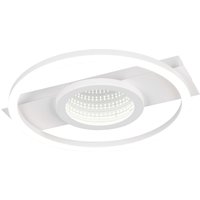 REALITY LEUCHTEN LED Deckenleuchte Wheeler Infinity Mirror Effekt (Weiß matt, 5 cm)