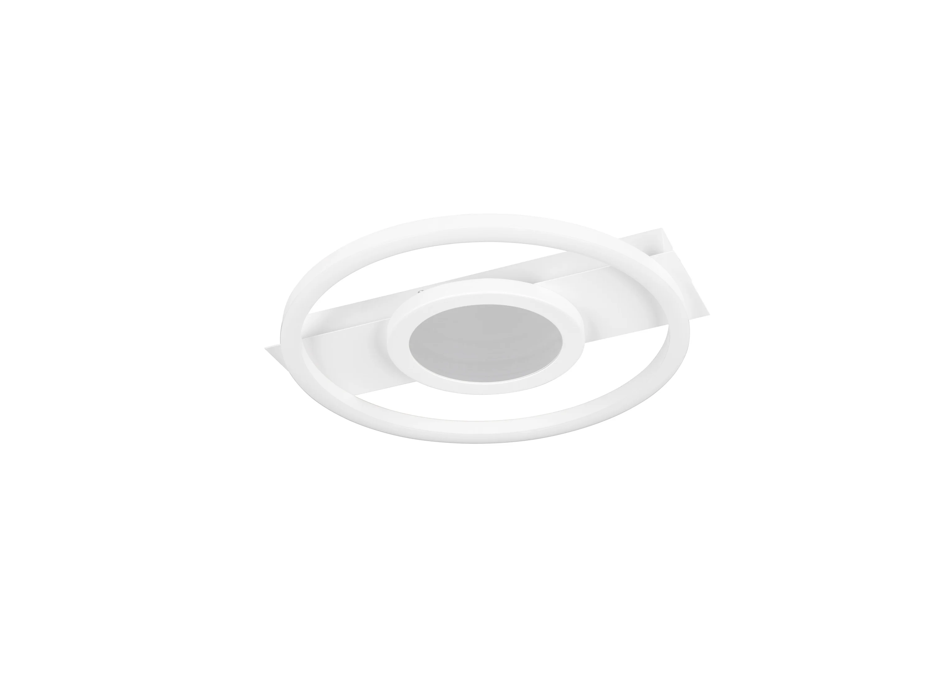 REALITY LEUCHTEN LED Deckenleuchte Wheeler Infinity Mirror Effekt (Weiß matt, 5 cm) – Bild 3 von 4