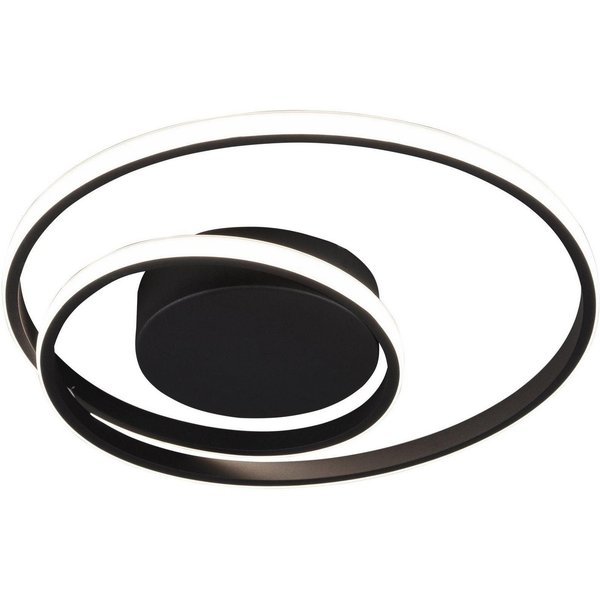 Reality Leuchten LED Deckenleuchte Zibal, Dimmfunktion, LED fest integriert, Warmweiß, Switch Dimmer, dimmbar über Wandschalter (100%/50%/25), Wohnzimmer