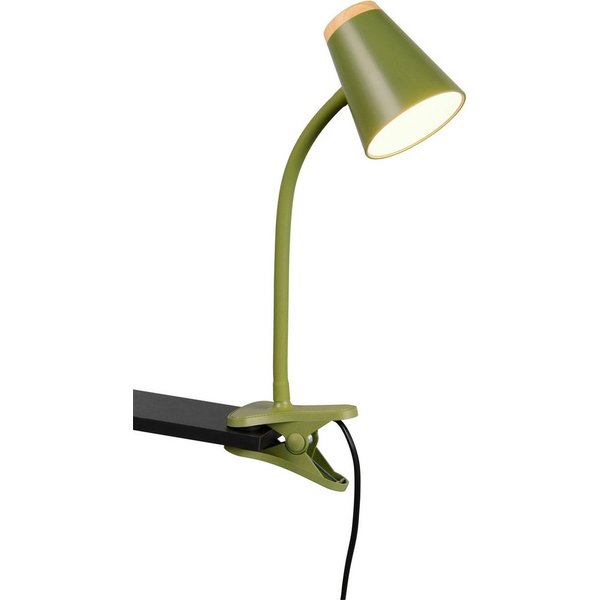 Reality Leuchten LED Klemmtischleuchte PONGO, LED Klemmleuchte mit Kabel und Kippschalter, 4,5W 500 Lumen, Ein-/Ausschalter, LED fest integriert, Warmweiß, 3000