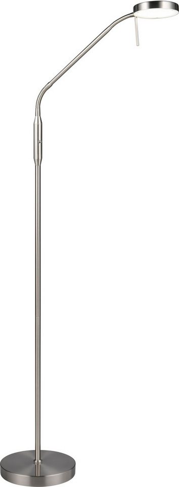Reality Leuchten LED Stehlampe MORENO, Akku LED Stehleuchte warmweiß bis kaltweiß 2700-4000-6000K, Dimmfunktion, Ein-/Ausschalter, Lesearm, Memoryfunktion, USB- – Bild 3 von 5