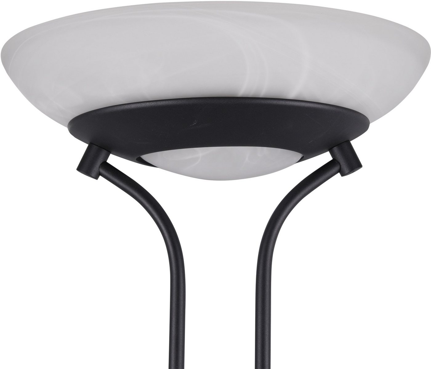 Reality Leuchten LED Stehlampe Orson, Dimmer, Lesearm, LED fest integriert, Warmweiß, Getrennt schaltbar,integrierter Dimmer,Memory Funktion – Bild 3 von 5