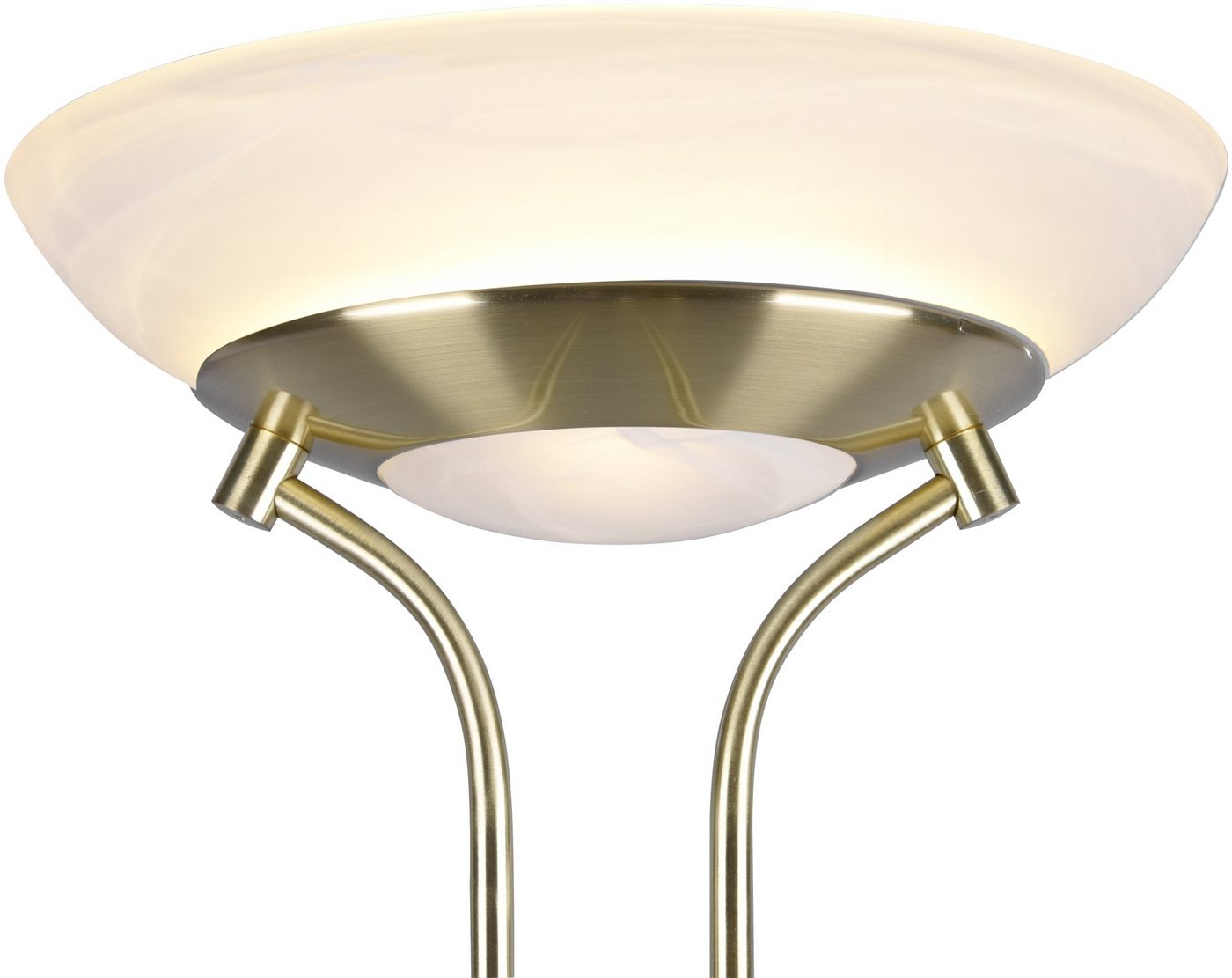 Reality Leuchten LED Stehlampe Orson, Dimmer, Lesearm, LED fest integriert, Warmweiß, Getrennt schaltbar,integrierter Dimmer,Memory Funktion – Bild 3 von 5