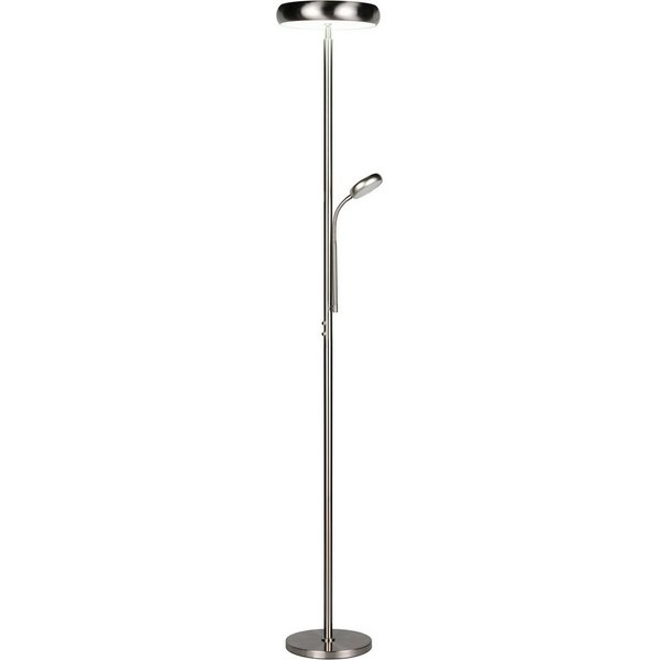Reality Leuchten LED Stehlampe PALERMO, LED Stehleuchte mit Fernbedienung, 27,5W 2000 Lumen CCT, CCT - über Fernbedienung, Dimmfunktion, Lesearm, Memoryfunktion