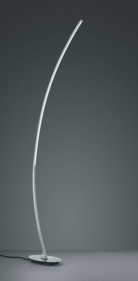 Reality Leuchten LED Stehlampe Solo, LED fest integriert, Warmweiß, LED Stehleuchte in Bogenform, mit Fussschalter, 1200 Lumen – Bild 2 von 5