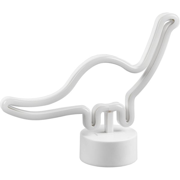 Reality Leuchten LED Tischleuchte Bronto, Ein-/Ausschalter, LED fest integriert, Tischlampe im Dinosaurier Design, mit USB Anschluss, Dino 20 x 27 cm